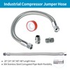 Industrial Grade Compressor Jumper Hose 3/4" NPT Male x 48"