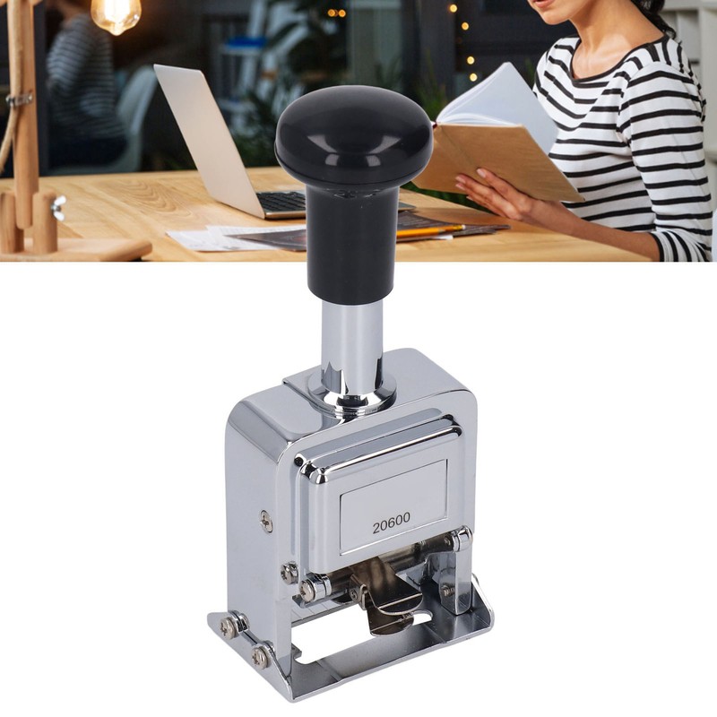 Automatic Numbering Machine Zinc Alloy Easy Operation Clear Inking Self