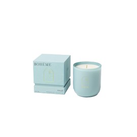 Boheme Jar Candle, Sacred Spores, 8.5 oz. (240 g) - Scents of Citrus Zest, Cypress, and Eucalyptus - Naturally Derived Wax, No Lead, Clean Burning, Phthalate Free, Vegan, Sustainable, Made in USA