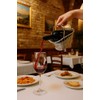 9.75 Inch Silver Plated Wine Bottle Cradle with Basket Weave