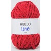 HELLO LOVE Yarn, Rose Red, 100g