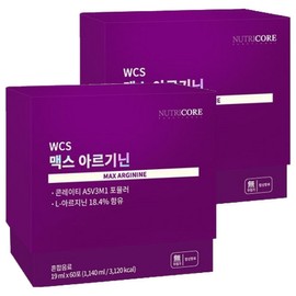 Nutricore WCS Max Arginine, 1.14L, 2 units / 뉴트리코어 WCS 맥스 아르기닌, 1.14L, 2개