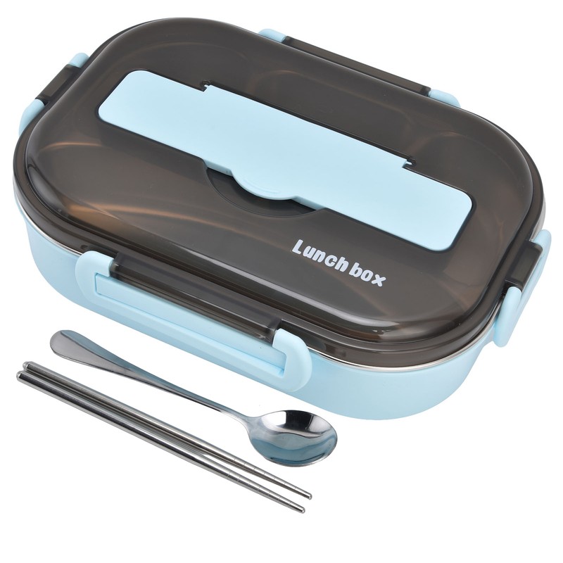 Lunch Box Removable Tray Keep Warm Function Food Grade Plastic