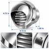 Stainless Steel Round Air Vent Grille – Wall & Ceiling