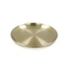 Titanium Set of 2 -Titanium Gold Round Plate 6.7"– Durable,