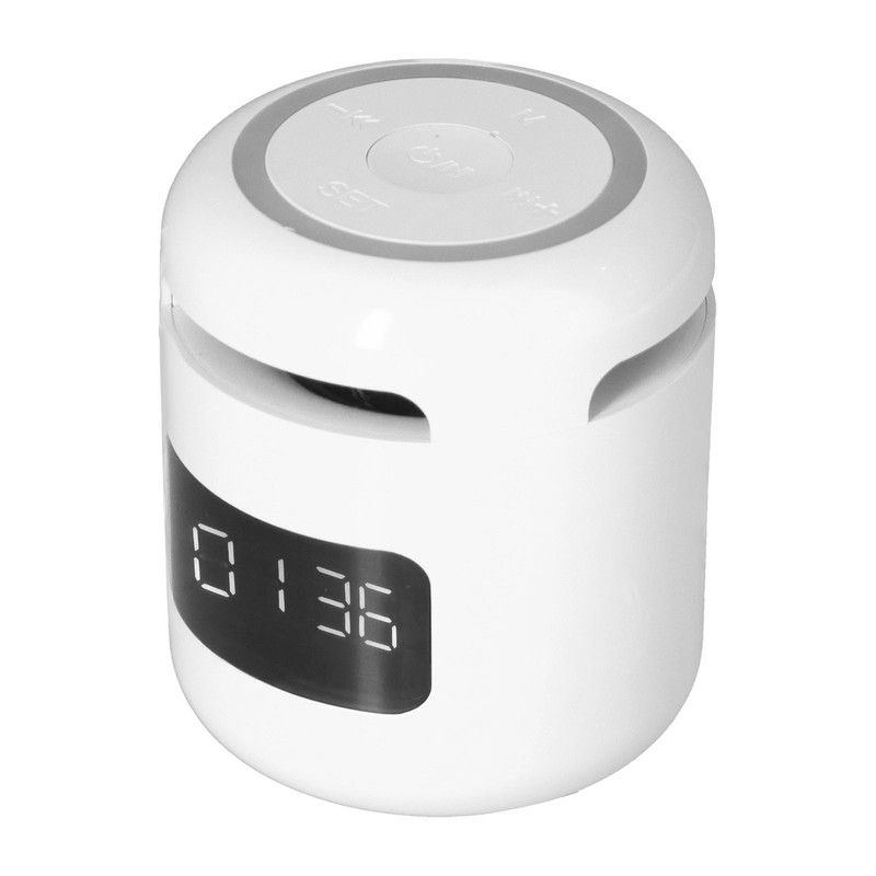 JM01 BT Clock Speaker Multifunctional Adjustable Portable BT Clock Speaker