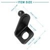 ACROPIX 42x35x21mm10mm Car Ball Studs Mounting Brackets Black for Gas