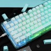 JOLINTAL Gradient Lake Blue Keycaps 121 Keys, Shine Through PBT