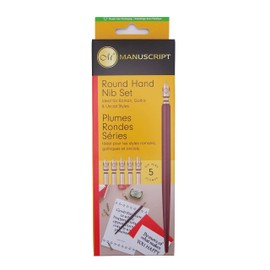 MANUSCRIPT Leonardt Round Hand Calligraphy Pen Set - with Keepsake Nib Tin
