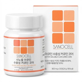 Sanocell Accumin Water-soluble Curcumin Core Curcumin content 210mg, 1 piece, 30 tablets / 사노셀 아큐민 수용성 커큐민 코어 커큐민 함량 210mg, 1개, 30정