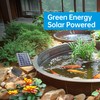 Biling Solar Pond Aerator with Battery Backup, 3 Modes Solar