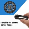 LICQIC 21 mm wheel nut covers, 20 Pcs car wheel