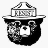 Smokey Resist National Park Tee Sticker Bumper Sticker Vinyl Decal