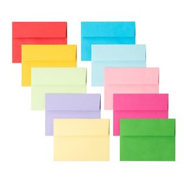 Keketer A2 Colorful Printable Envelopes 80 Pack Self - Seal, for 5x7 Cards, Weddings, Invitations, Baby Shower 4.375 x 5.75 Inches