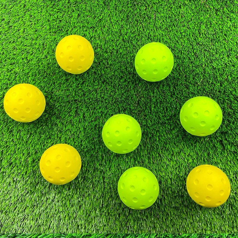 Liahelianx Noise-Reducing Foam Pickleballs-Soft PU Practice Balls for Indoor/Outdoor Training,