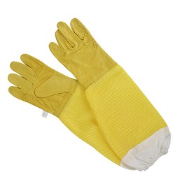 Kisangel Sheepskin Bee Gloves Beekeeping Hand Gloves for Beekeeping Tool Safe and Practical