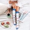 Bluemaple 6 Pack Copper Compression Socks for Women and Men