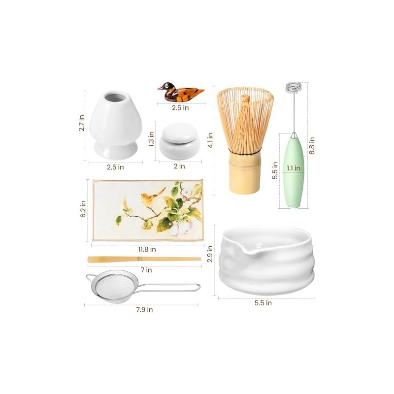 Juego de batidor de matcha y tazón, kit de fabricación