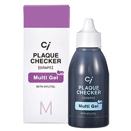 Ci Multi Plaque Checker (Plaque Dyeing Liquid), 1 Bottle (50 ml) Grape Flavor