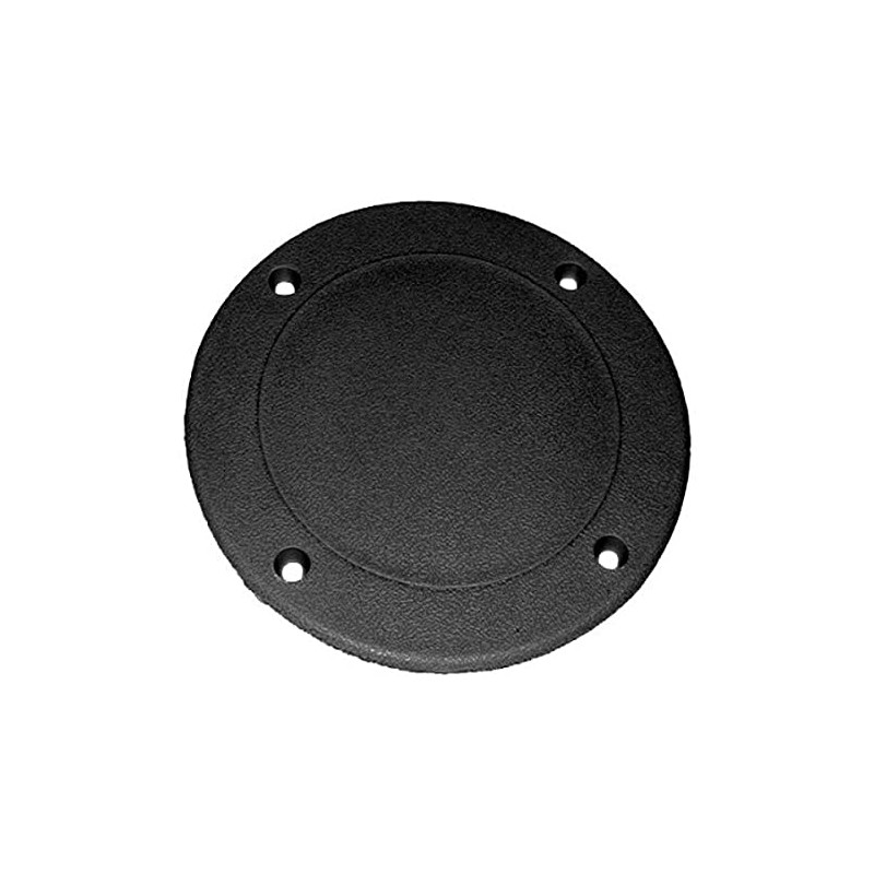 T-H Marine SDP-2-DP Screw Down Deck Plates, 8" - Black