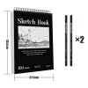 Cc Cuaderno De Dibujo Y Bocetos A4 + Cuaderno De