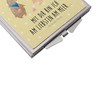 Mr. & Mrs. Panda Handtaschenspiegel quadratisch Hasen Muschel - Geschenk,