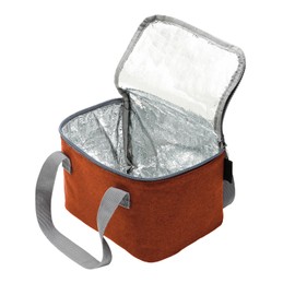 Nanxson Insulated Lunch Bag Reusable Tote Bags Meal Prep Cooler Bag Picnic Basket Collapsible with Zippered Top (4L,Dark Red)