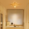 Airposta 16 inch Flush Mount Ceiling Light, Modern Farmhouse White