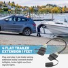 Oyviny 16 AWG 4 Pin Flat Trailer Extension 12 inch,