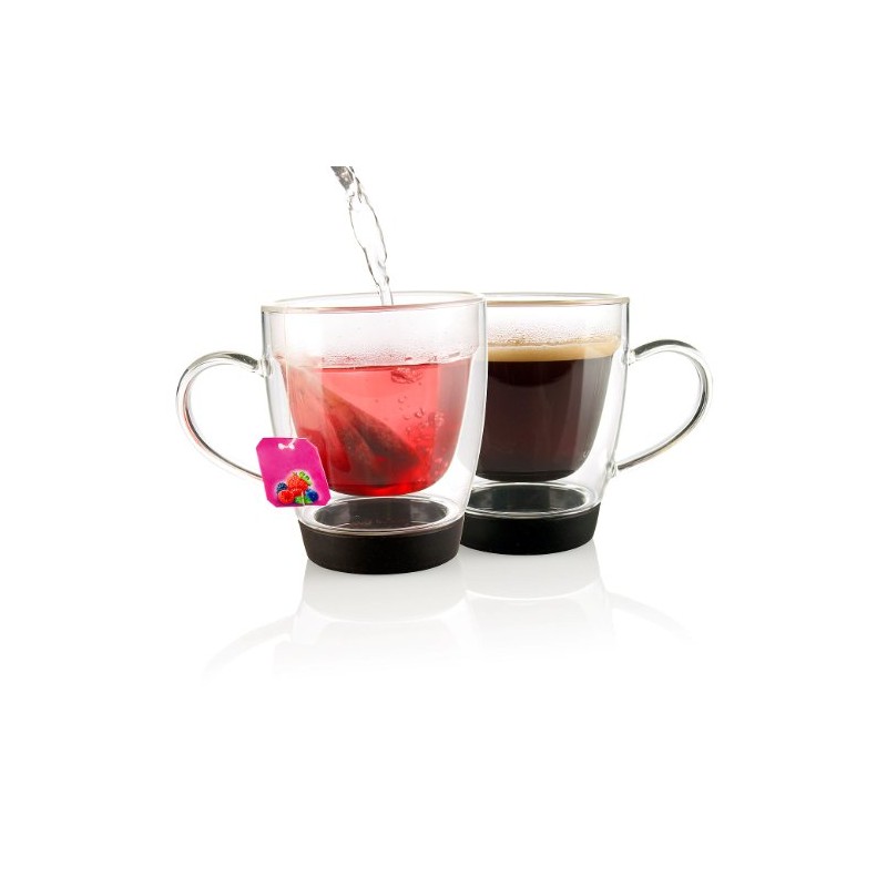 Cucina di Modena Double-Walled Cup for Coffee, Tea etc, Set