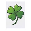 'Four Leaf Clover' Temporary Tattoo - Water Resistant, Skin-Safe, Non-Toxic