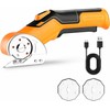Rechargeable Electric Scissors for DIY Cutting – 3.7V Cordless Rotary