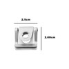 EMSea 2 Sets Car Engine Cover Screw Nuts Screw Lock