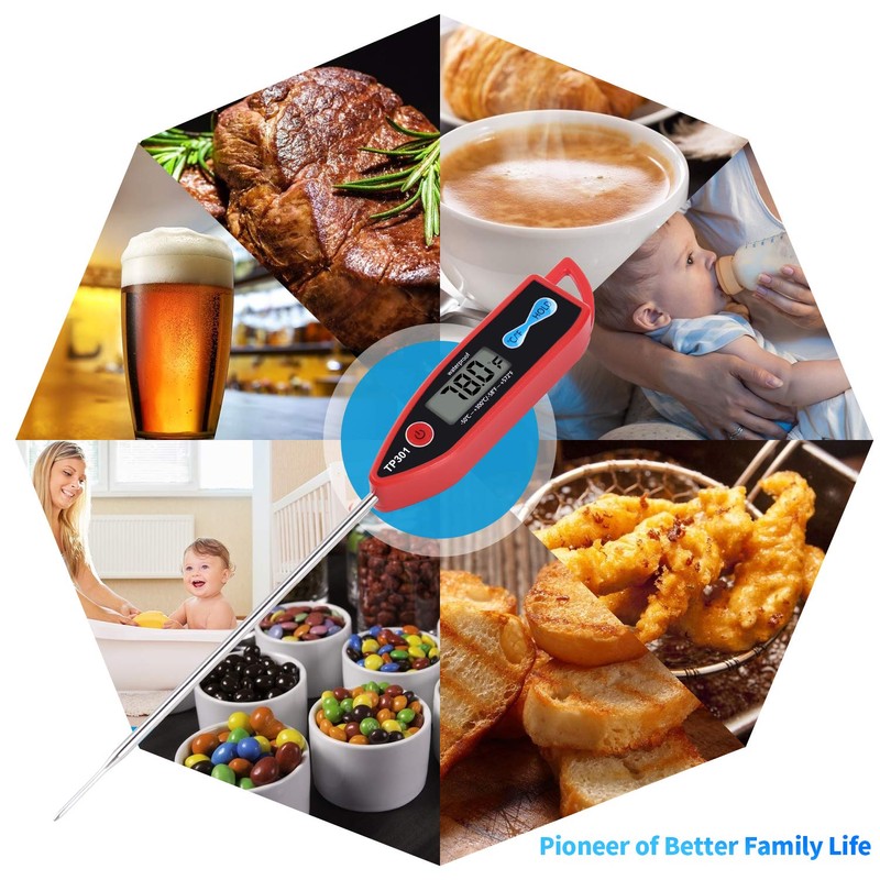 Yacumama Digital Water Thermometer for Liquid, Candle, Instant Read with