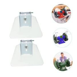 TEHAUX 6pcs Bench Replacement Kit Dustproof Guard for Bench Grinders Easy to Install Compatible Machines