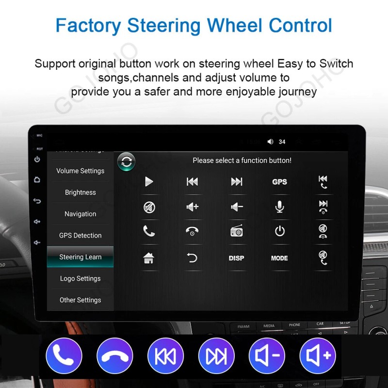For 2002-2007 Subaru Impreza Radio Apple CarPlay Android 13 Car
