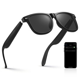 JASPIN Bluetooth Smart Glasses-Blue Light Glasses for Men and Women-Open Ear Sound Mic & Speakers Voice Assistant-Remote Control Photo Taking