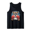 Boxing Bulldog Lover Owner Kickboxing Funny Boxer Dog Tank Top