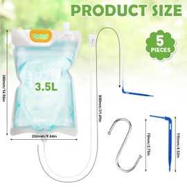 Plant Watering on Holiday Irrigation System Balcony Automatic Watering Drip Irrigation Drip Irrigation Pack of 5 3.5 L Flow Adjustable