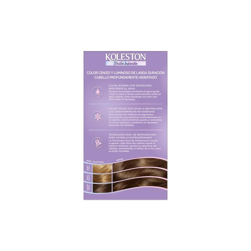 Koleston Tinte Permanente 61 Rubio Cenizo Oscuro