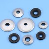 LEPEVNEY 19x5.5x2.8mm Bonded Sealing Washers Stainless Steel EPDM Rubber Backed