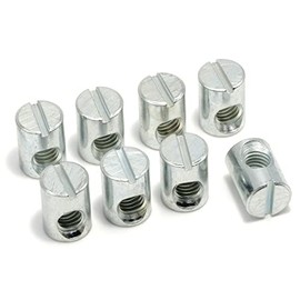 ReplacementScrews Cross Dowel Barrel Nuts Compatible with IKEA Part 100514 (SUNDVIK, MYDAL, HASSELVIKA) (Pack of 8)