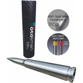 Antena Bullet - Accesorios para Ford F150 F250 F350 Super Duty Raptor Bronco Trucks Dodge RAM 1500 2500 3500 (se adapta a todos los años de modelo de camión), fabricado con construcción de aluminio