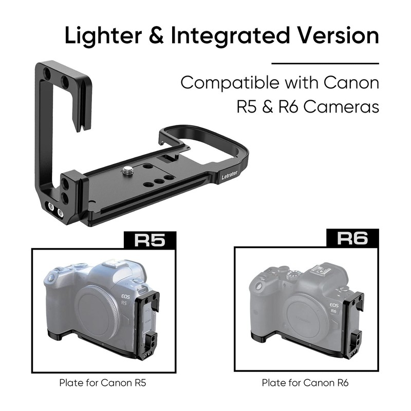 Letrater R5 R6 L Bracket Plate, Horizontal and Vertical Shooting