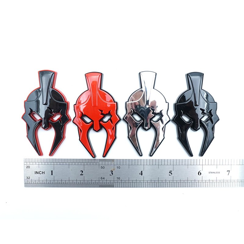 2Pcs Right Left Side Custom Gladiator Emblems 3D Badges Replacement