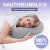 Luxoon Bolster Cover with Zip - Cover for Neck Pillow,