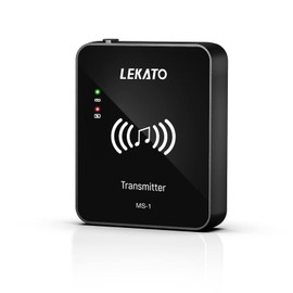 LEKATO In-Ear Monitor Wireless System Transmitter and Belt Pack Receiver Auto Pairing Wireless IEM System for Studio/Band Rehearsal/Live Performance (Transmitter Only)