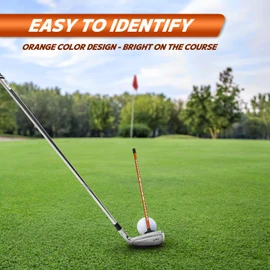 Craftsman Golf Club Face Alignment Tool for Aiming, Golf Magnetic Alignment Rods for Golf Training Aid Face Pointer Orange