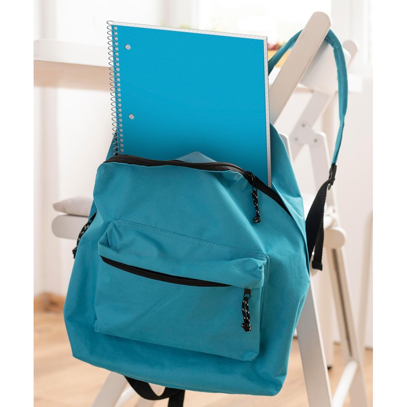 Dunwell Graph Paper Spiral Notebook (Blue) Plastic Cover, 100 Sheets,