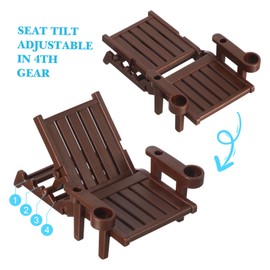 JOINPAYA 1 Set Doll House Beach Chair Suit: Mini Swimming Circle Beach Chair Doll House Swimming Pool for Dollhouse Accessories